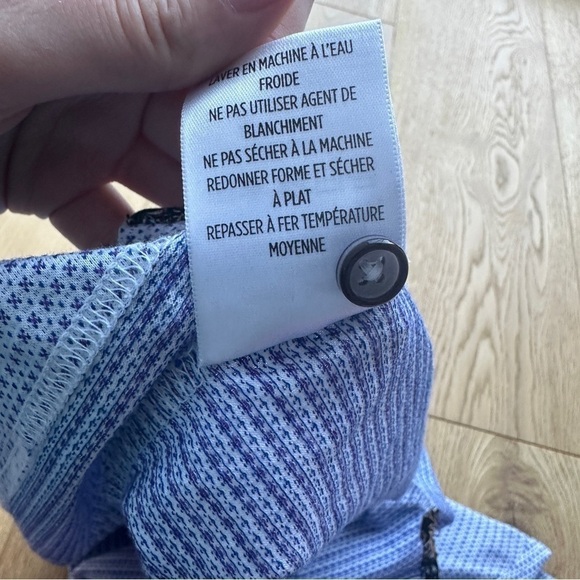 Robert Graham patterned white polo shirt - L - Picture 13 of 17